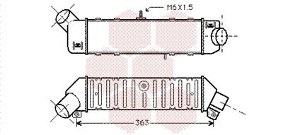 VAN WEZEL Kompressoriõhu radiaator 58004162
